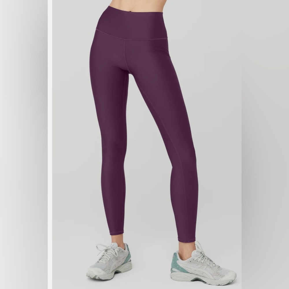 ALO Airlift 7/8 High Waist Legging in Dark Plum